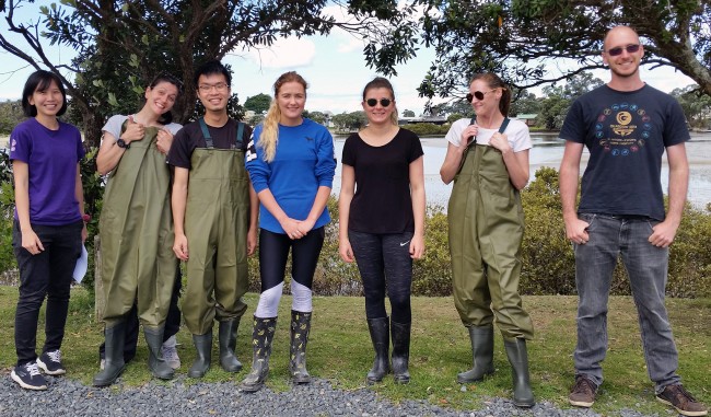 Carmen and her sampling group
